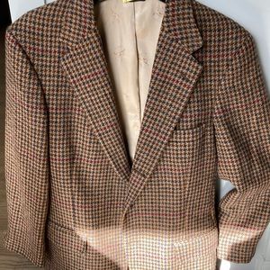 Harris Tweed Houndstooth Blazer Sport Coat